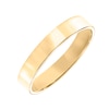 Thumbnail Image 1 of 4.0mm Engravable Pipe Cut Comfort-Fit Wedding Band in 10K Gold (1 Line)