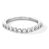 Thumbnail Image 1 of 1/2 CT. T.W. Certified Lab-Grown Diamond Contour Band in 14K White Gold (I/SI2)