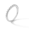 Thumbnail Image 3 of 1/2 CT. T.W. Certified Lab-Grown Diamond Contour Band in 14K White Gold (I/SI2)