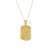 Thumbnail Image 1 of Lord’s Prayer Dog Tag Pendant in 10K Gold