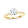Thumbnail Image 1 of 1-1/3 CT. T.W. Certified Lab-Grown Diamond Engagement Ring in 14K Gold (F/SI2)