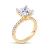 Thumbnail Image 2 of 2-1/4 CT. T.W. Princess-Cut Certified Lab-Grown Diamond Engagement Ring in 14K Gold (I/SI2)