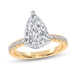 2-1/4 CT. T.W. Pear-Shaped Certified Lab-Grown Diamond Engagement Ring in 14K Gold (I/SI2)
