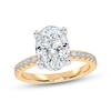 Thumbnail Image 1 of 2-1/4 CT. T.W. Oval Certified Lab-Grown Diamond Engagement Ring in 14K Gold (I/SI2)