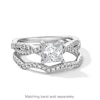 Thumbnail Image 4 of 1/5 CT. T.W. Certified Lab-Grown Diamond Contour Band in 14K White Gold (I/SI2)