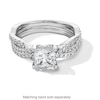 Thumbnail Image 5 of 1/5 CT. T.W. Certified Lab-Grown Diamond Contour Band in 14K White Gold (I/SI2)