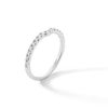 Thumbnail Image 3 of 1/4 CT. T.W. Certified Lab-Grown Diamond Contour Band in 14K White Gold (I/SI2)