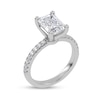 Thumbnail Image 2 of 2-1/4 CT. T.W. Emerald-Cut Certified Lab-Grown Diamond Engagement Ring in 14K White Gold (I/SI2)