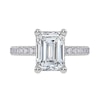 Thumbnail Image 3 of 2-1/4 CT. T.W. Emerald-Cut Certified Lab-Grown Diamond Engagement Ring in 14K White Gold (I/SI2)