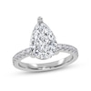 Thumbnail Image 1 of 2-1/4 CT. T.W. Pear-Shaped Certified Lab-Grown Diamond Engagement Ring in 14K White Gold (I/SI2)
