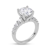 Thumbnail Image 2 of 3-3/4 CT. T.W. Certified Lab-Grown Diamond Graduated Shank Engagement Ring in 14K White Gold (I/SI2)