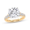 Thumbnail Image 1 of 3-3/4 CT. T.W. Certified Lab-Grown Diamond Graduated Shank Engagement Ring in 14K Gold (I/SI2)
