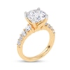 Thumbnail Image 2 of 3-3/4 CT. T.W. Certified Lab-Grown Diamond Graduated Shank Engagement Ring in 14K Gold (I/SI2)
