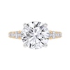 Thumbnail Image 3 of 3-3/4 CT. T.W. Certified Lab-Grown Diamond Graduated Shank Engagement Ring in 14K Gold (I/SI2)