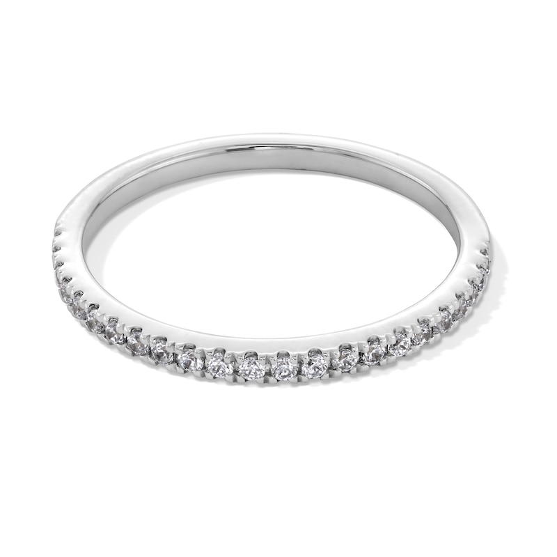 Main Image 1 of 1/6 CT. T.W. Certified Lab-Grown Diamond Band in 14K White Gold (F/SI2)