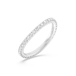 Enchanted Star 1/2 CT. T.W. Certified Lab-Grown Diamond Anniversary Band in 14K White Gold (F/VS2)