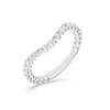 Thumbnail Image 1 of Enchanted Star 3/4 CT. T.W. Certified Lab-Grown Diamond Contour Anniversary Band in 14K White Gold (F/VS2)