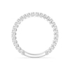 Thumbnail Image 2 of Enchanted Star 3/4 CT. T.W. Certified Lab-Grown Diamond Contour Anniversary Band in 14K White Gold (F/VS2)