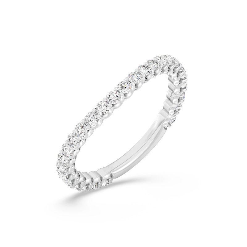 Main Image 1 of Enchanted Star 3/4 CT. T.W. Certified Lab-Grown Diamond Anniversary Band in 14K White Gold (F/VS2)
