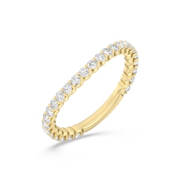 3/4 CT. T.W. Lab-Grown Diamond Contour Band in 14K Yellow Gold (F/VS2)