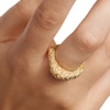 Thumbnail Image 3 of PDPAOLA™ at Zales SILHOUETTES Textured Ring in Solid Sterling Silver with 18K Gold Plate