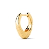 Thumbnail Image 2 of PDPAOLA™ at Zales SILHOUETTES 15.4mm Textured Single Hoop Earring in Sterling Silver with 18K Gold Plate