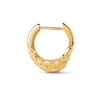 Thumbnail Image 3 of PDPAOLA™ at Zales SILHOUETTES 15.4mm Textured Single Hoop Earring in Sterling Silver with 18K Gold Plate