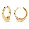 Thumbnail Image 1 of PDPAOLA™ at Zales SILHOUETTES 24.6mm Hoop Earrings in Hollow Brass with 18K Gold Plate