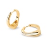 Thumbnail Image 3 of PDPAOLA™ at Zales SILHOUETTES 24.6mm Hoop Earrings in Hollow Brass with 18K Gold Plate