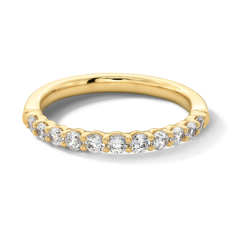 Main Image 1 of 1/2 CT. T.W. Certified Lab-Grown Diamond Band in 14K Gold (I/SI2)