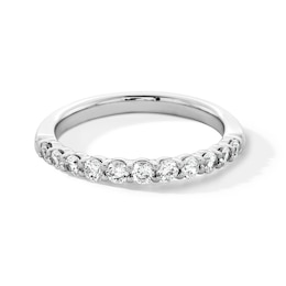 1/2 CT. T.W. Certified Lab-Grown Diamond Band in 14K White Gold (I/SI2)