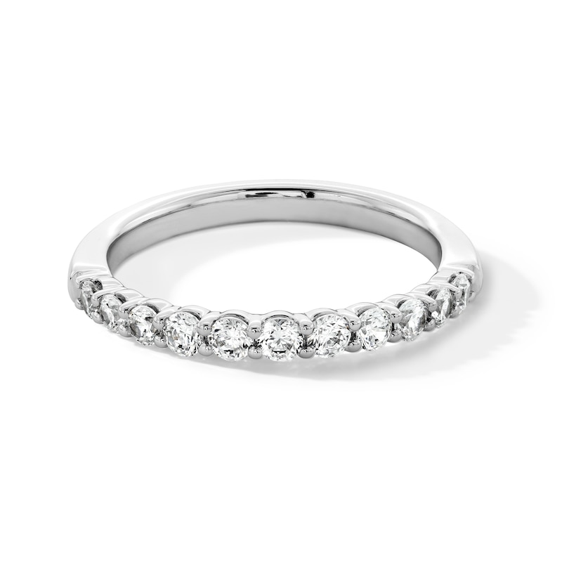 Main Image 1 of 1/2 CT. T.W. Certified Lab-Grown Diamond Band in 14K White Gold (I/SI2)
