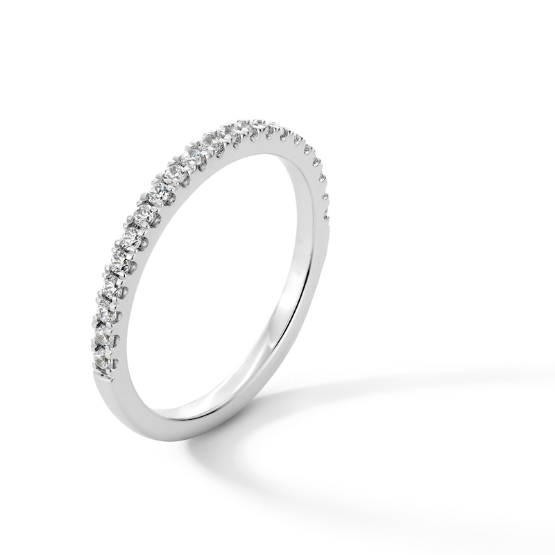 Main Image 3 of 1/4 CT. T.W. Certified Lab-Grown Diamond Band in 14K White Gold (F/SI2)