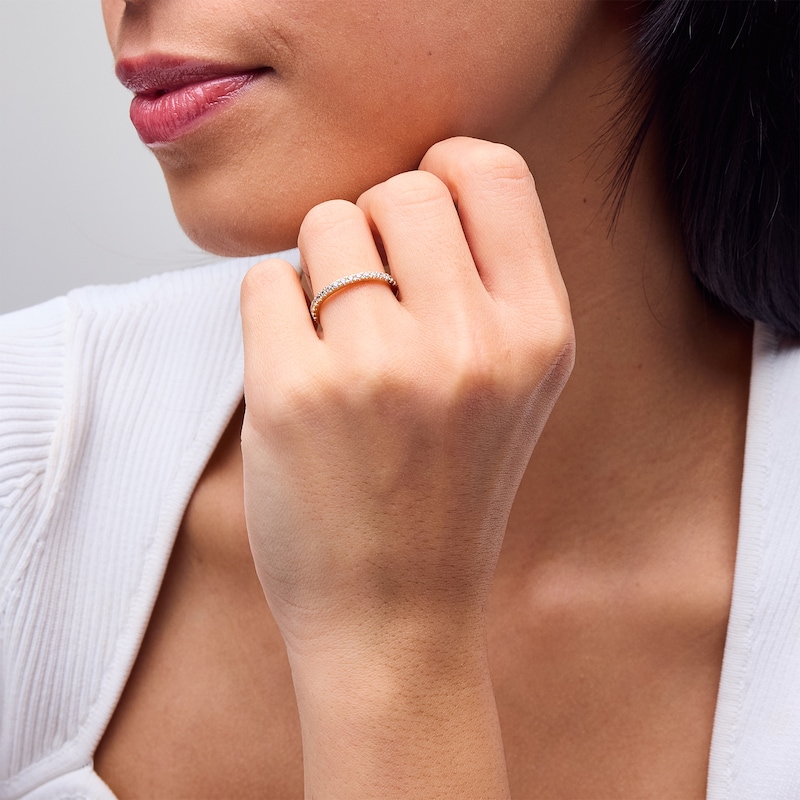 Main Image 2 of 1/4 CT. T.W. Certified Lab-Grown Diamond Band in 14K Gold (I/SI2)