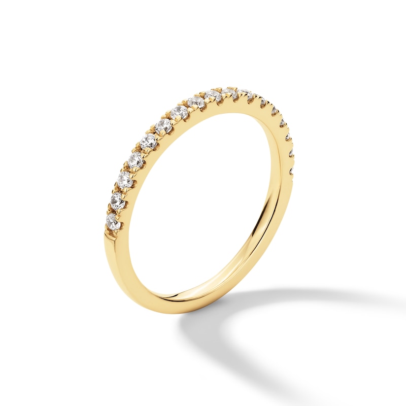 Main Image 3 of 1/4 CT. T.W. Certified Lab-Grown Diamond Band in 14K Gold (I/SI2)