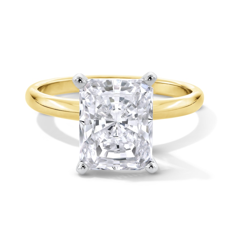 Main Image 1 of 3 CT. Radiant-Cut Certified Lab-Grown Diamond Solitaire Engagement Ring in 14K Gold (F/VS2)
