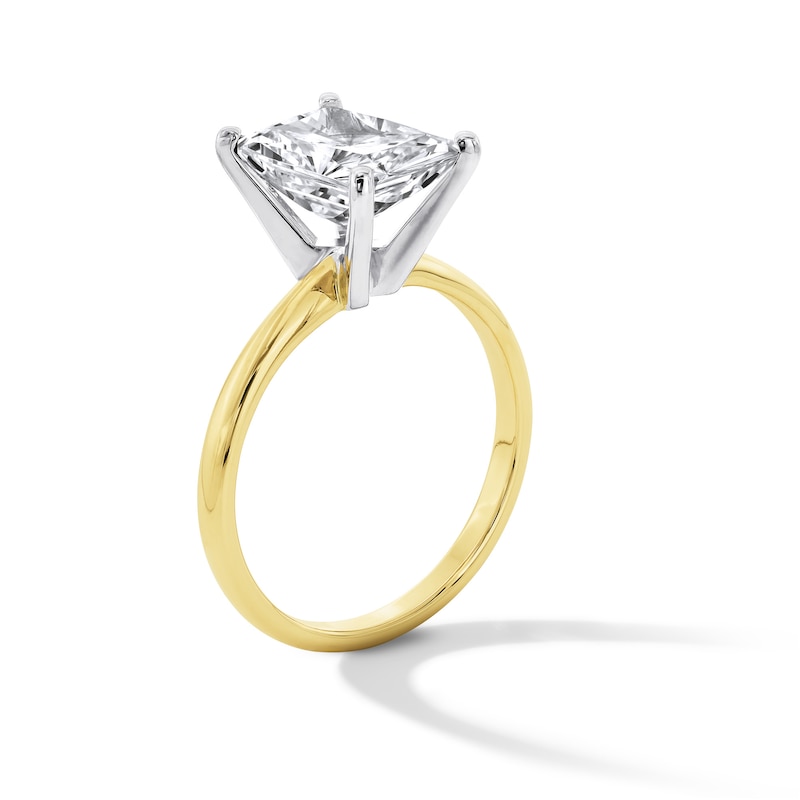 Main Image 3 of 3 CT. Radiant-Cut Certified Lab-Grown Diamond Solitaire Engagement Ring in 14K Gold (F/VS2)