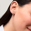 Thumbnail Image 2 of 2 CT. T.W. Certified Lab-Grown Diamond Miracle Solitaire Stud Earrings in 14K Gold (F/VS2)