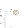 Thumbnail Image 3 of 2 CT. T.W. Certified Lab-Grown Diamond Miracle Solitaire Stud Earrings in 14K Gold (F/VS2)