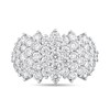 Thumbnail Image 3 of 4-7/8 CT. T.W. Diamond Multi-Row Ring in 14K White Gold