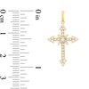 Thumbnail Image 2 of 1/5 CT. T.W. Diamond Tri-Ends Cross Pendant in 10K Gold