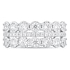 Thumbnail Image 4 of 1 CT. T.W. Diamond Triple Row Band in 10K White Gold