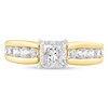 Thumbnail Image 4 of 1 CT. T.W. Princess-Cut Diamond Channel Shank Engagement Ring in 10K Gold