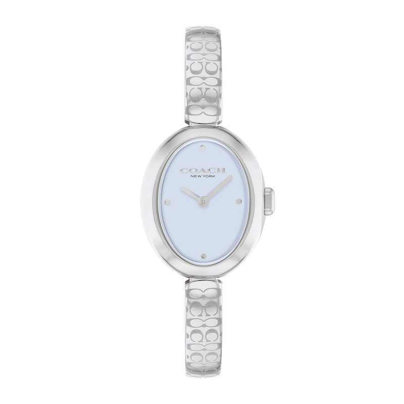 Main Image 1 of Ladies' Coach Sammy Bangle Watch with Oval Blue Dial (Model: 14504484)