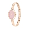 Thumbnail Image 2 of Ladies' Coach Sammy Rose-Tone IP Bangle Watch with Oval Pink Dial (Model: 14504486)