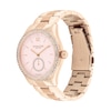 Thumbnail Image 2 of Ladies' Coach Brooks Crystal Accent Rose-Tone IP Automatic Watch with Pink Dial (Model: 14504488)