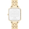 Thumbnail Image 3 of Ladies' Coach Cass Crystal Accent Gold-Tone IP Watch with Square Gold-Tone Dial (Model: 14504495)