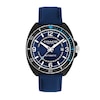 Thumbnail Image 1 of Men’s Coach Charter Black IP Blue Leather Strap Automatic Watch with Blue Dial (Model: 14602736)