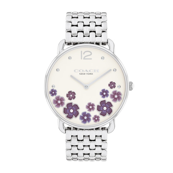 Ladies' Coach Elliot Watch with Ivory Floral Dial (Model: 14504516)
