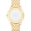Thumbnail Image 3 of Ladies' Coach Elliot Gold-Tone IP Watch with Ivory Floral Dial (Model: 14504517)